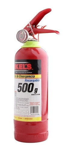 Imagen 5 de 8 de Extintor De Emergencia 500 G Polvo Quimico Abc Mikels