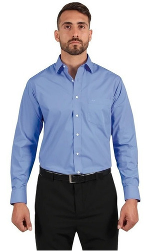 Camisa Color Azul, Mariscal Moda Hombre, Modelo Mv11b0001