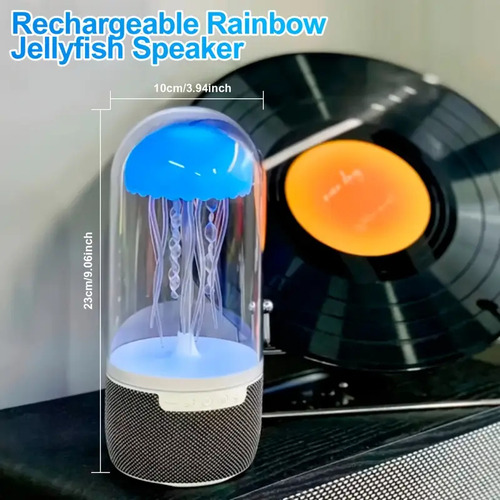 Para Lámpara De Medusa De 7 Colores Con Altavoz Bluetooth