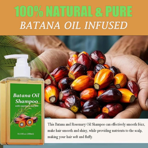 Shampoo De Óleo De Batana, Xampu De Batana, Xampu De Óleo De