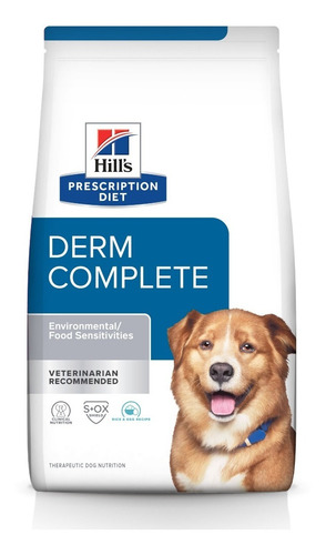 Alimento Hill's Derm Complete Para Perro 2.94kg