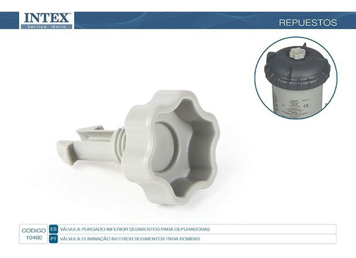 Intex Repuesto Valvula Filtrado  Bomba Filtro Ref 10460