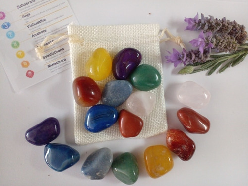 2 Sets Piedras 16 Cuarzos Naturales A2 Reiki 