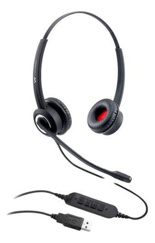 Vbet Vt6300-unc-usb-d, Diadema Binaural, Conector Usb 2.0 Vt