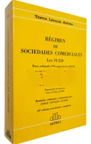 Comprar Regimen De Sociedades Comerciales Ley 19.550  Zunino Jorge O