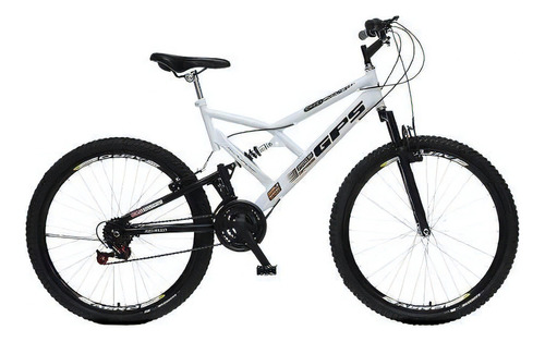 Mountain bike Colli Fulls GPS aro 26 18" 21v freio v-brakes cor branco