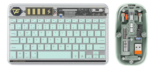 Combo De Teclado Y Ratón Inalámbricos Con Conexión Bt3.0 Tra