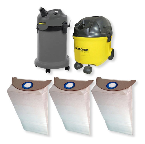 Saco Descartável Aspirador Karcher Nt 181 - Pack 6