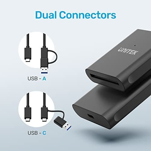 Imagen 3 de 7 de Cfast Card Reader, Unitek Usb 3.0 Usb C Cfast 2.0 Card Reade