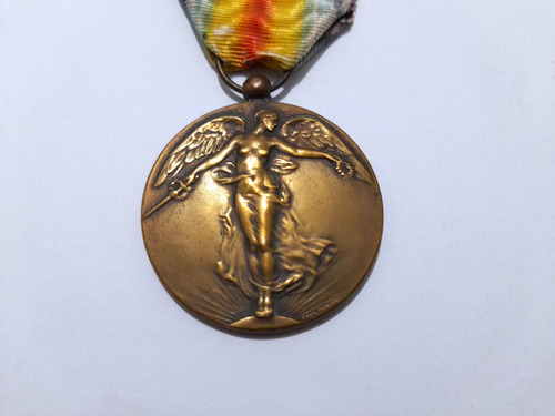 Condecoración Militar Belga Victoria Primera Guerra Mundial (Usado)