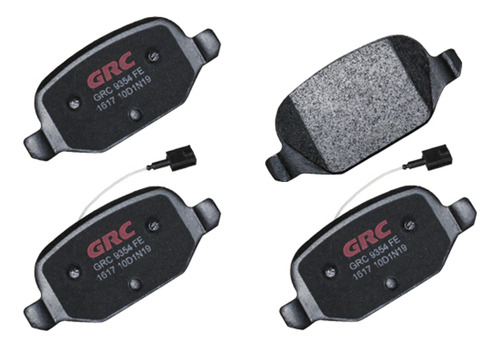 Balatas Traseras Fiat 500 2009-2010-2011 Grc-s