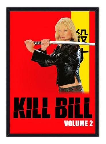 Cuadro Enmarcado - Póster Película Kill Bill 