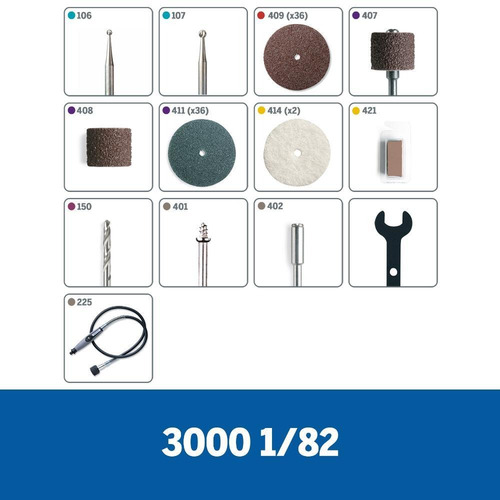 Imagem 5 de 12 de Dremel Bosch Micro Retífica 3000 Velocidade Variável