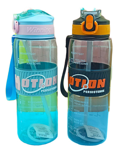 Botella De Agua Motivacional 800ml