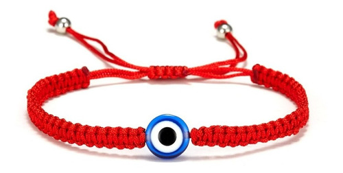 Pulsera Hilo Rojo Y Ojo Turco