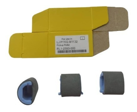 Tres (3) Hp Rl1-2593-000 Pick-up Roller Assembly Band 1y2