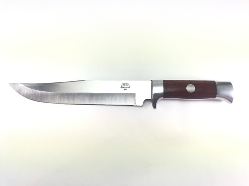 Imagem 3 de 8 de Faca Zebu Barretos 622 Aço Inox Com Bainha Couro Cp3