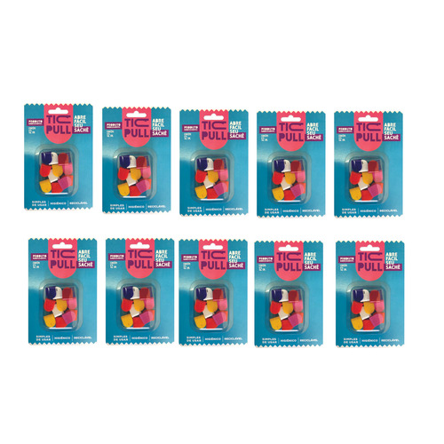 Kit 10 Cartelas - Abridor De Sachê Tic Pull Descartável