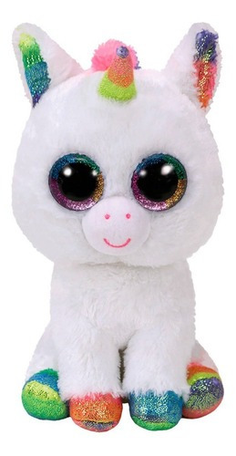 Ty Beanie Boos Pixy - Unicornio Blanco Regular