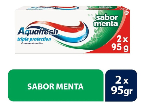 Pasta Dental Aquafresh Soft Mint 2 Un De 85 G