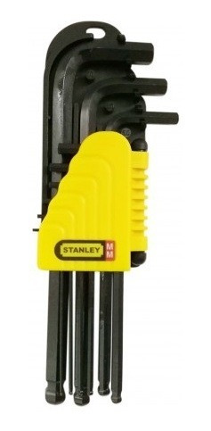 Juego De Llave Allen Milimetricas Largas 9 Pzas Stanley