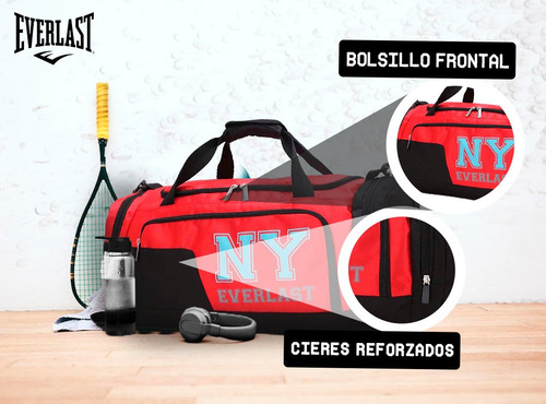 Imagen 7 de 10 de Bolso Deportivo Original Grande Reforzado Gym Viaje By Tsr