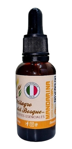 Aceite Mandarina (esencial) 30 Ml 100% Puro Y Natural Mdb