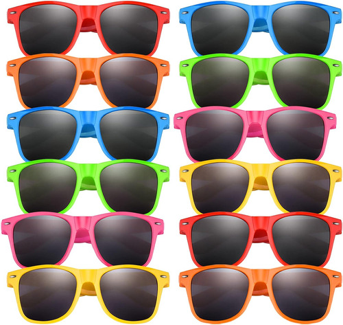 Kids Sunglasses Bulk Neon Color Party Favors For Summer Part