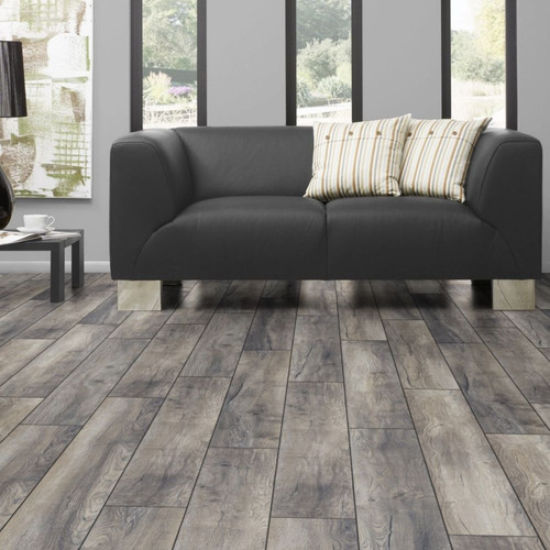Piso Flotante Kronotex 12mm X 188mm X 1380m - Caja 1,30m2 Roble Harbour Grey 3572