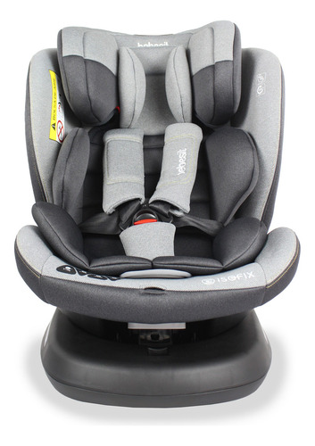 Silla De Carro Para Bebe Supra Con Sistema Isofix Gira 360 Color Gris SUPRA ISOFIX