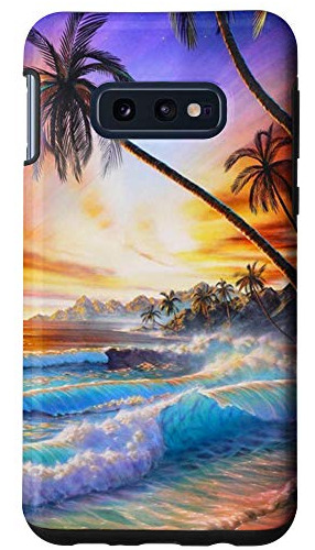 Funda Para Galaxy S10e Ocean Wave Beach Front Tropical Pa-02