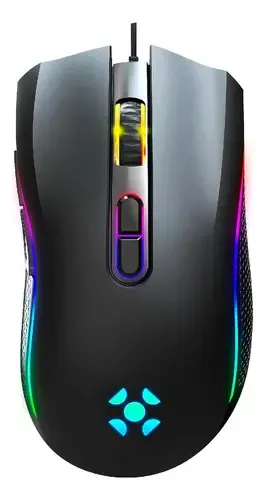 Mouse Gamer Fortrek Black Hawk Rgb Usb 7200 Dpi Switch Huano Cor ...