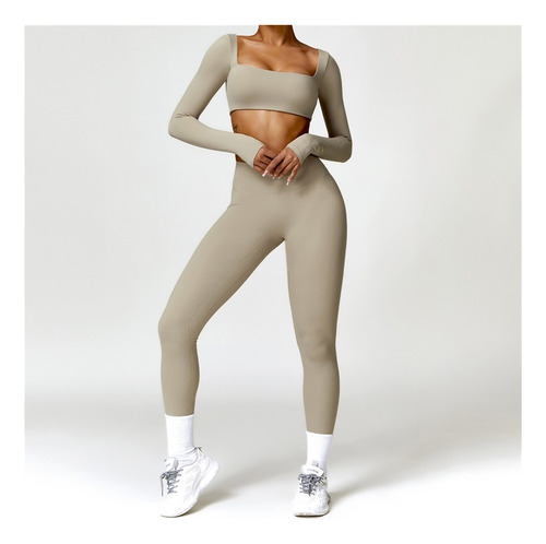 Conjunto De Dos Piezas De Ropa Deportiva Para Mujer