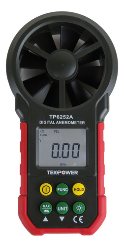 Tekpower Tp6252 Digital Anemometro Aire Velocidad Viento