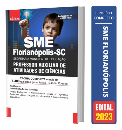 Apostila Sme Florianópolis Sc Professor Auxiliar De Ciências