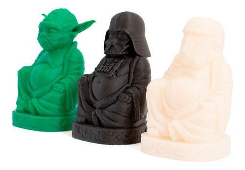 Imagen 5 de 5 de Buddha Darth Vader Star Wars Figura Impresa En 3d