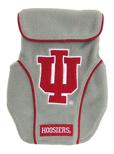 Colegial Indiana Hoosiers Perro Chaleco De Forro Polar Xsmal