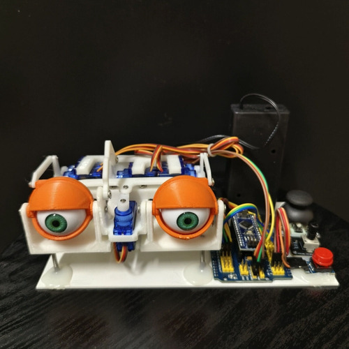 Kit Arduino Diy Animatronic Eyes Con Servo Sg90 Y Joystick
