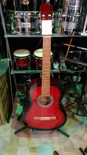 Guitarra Clasica Criolla Joaquin Torralba M24 Rojo Esfumado