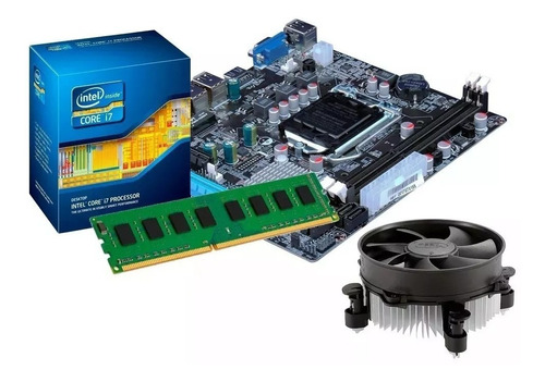 Kit Processador I7 3770 3.9 Ghz + Placa Mãe H61 + 8gb