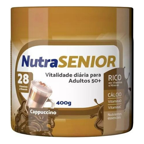 Suplemento Nutricional Nutra Senior 50+ Cappuccino 400g