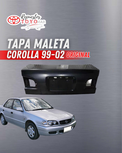 Tapa Maleta Toyota Corolla 99-02 Original Toyota