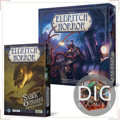 Eldritch Horror + Saber Olvidado Combo Juego De Mesa Español