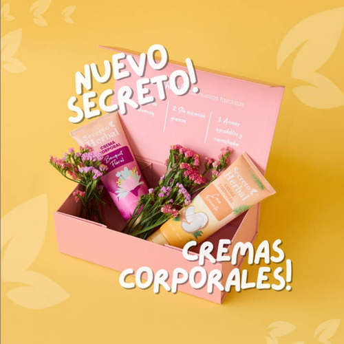 Crema Corporal Coco Encanto Secreto Herbal 180 Ml