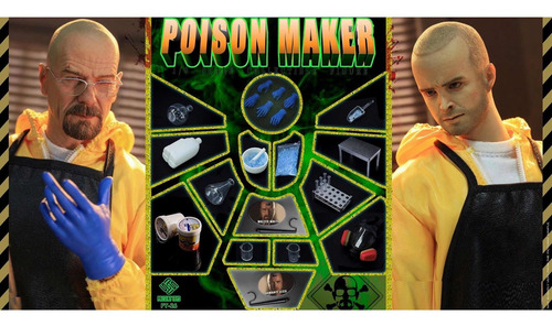 Imagen 2 de 5 de Hot Toys Breaking Bad Poison Makers Present Toys Fpx 1/6