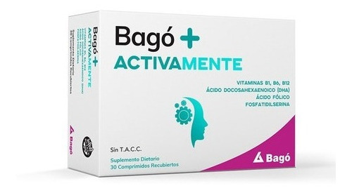 Bago + Activamente Suplemento Vitamina B1 B6 B12 30 Comp