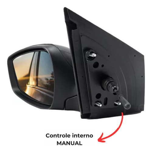 Espelho Retrovisor Hyundai Hb20 2012 A 2018 Controle Manual