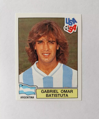Batistuta Rookie Figurita Panini Mundial Usa 94 Importada