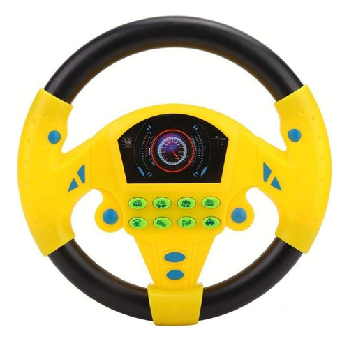 Juguete Volante Auto Con Sonido Para Niños Simulacion