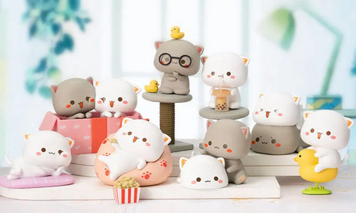 Gatos Muñecos Kawaii Blind Box Con 8 Pz 2da Temporada